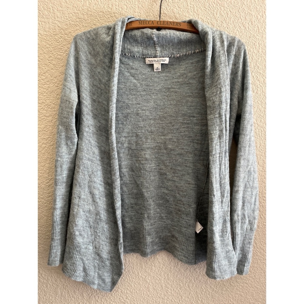 Banana Republic Blue Gray Italian Yarn Sweater Women’s Size Medium